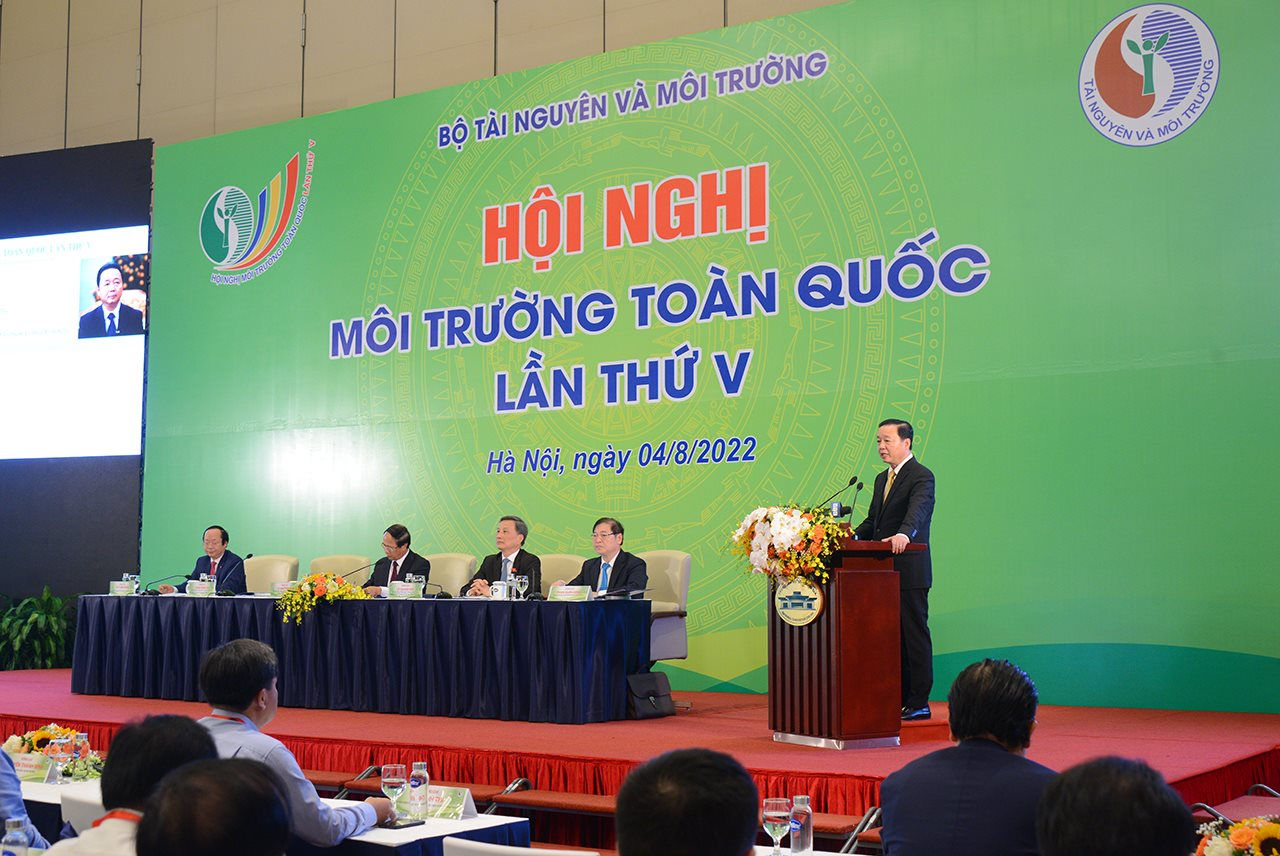 Bài phát biểu của Bộ trưởng Bộ TN&MT Trần Hồng Hà tại phiên toàn thể, hội nghị Môi trường toàn quốc lần thứ V