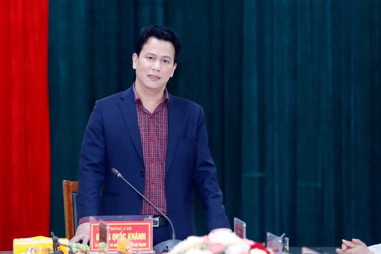 Bộ trưởng Đặng Quốc Khánh làm việc với Sở Tài nguyên và Môi trường tỉnh Điện Biên