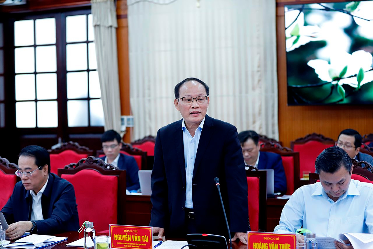Bộ trưởng Đặng Quốc Khánh: Sơn La cần 5 “giữ” để làm tốt công tác quản lý nhà nước lĩnh vực tài nguyên và môi trường
