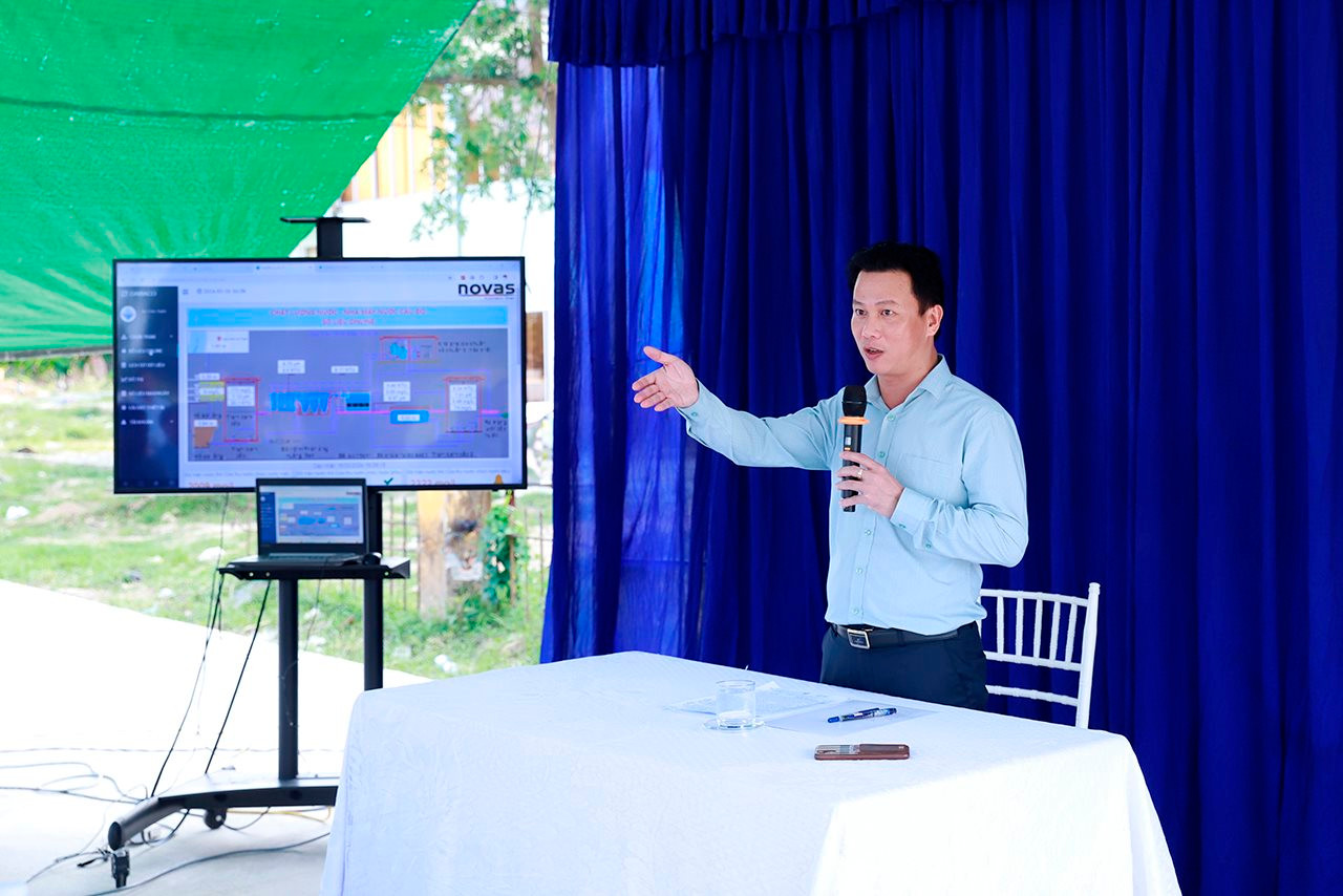 Bộ trưởng Đặng Quốc Khánh kiểm tra nguồn cung cấp nước cho thành phố Đà Nẵng