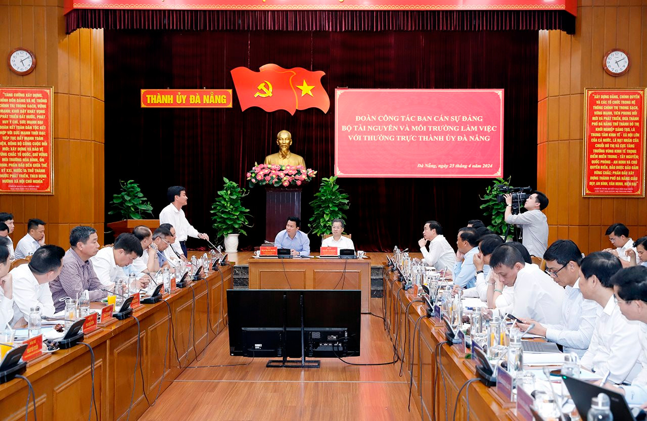 Bộ Tài nguyên và Môi trường tháo gỡ vướng mắc để Đà Nẵng phát triển xanh, bền vững