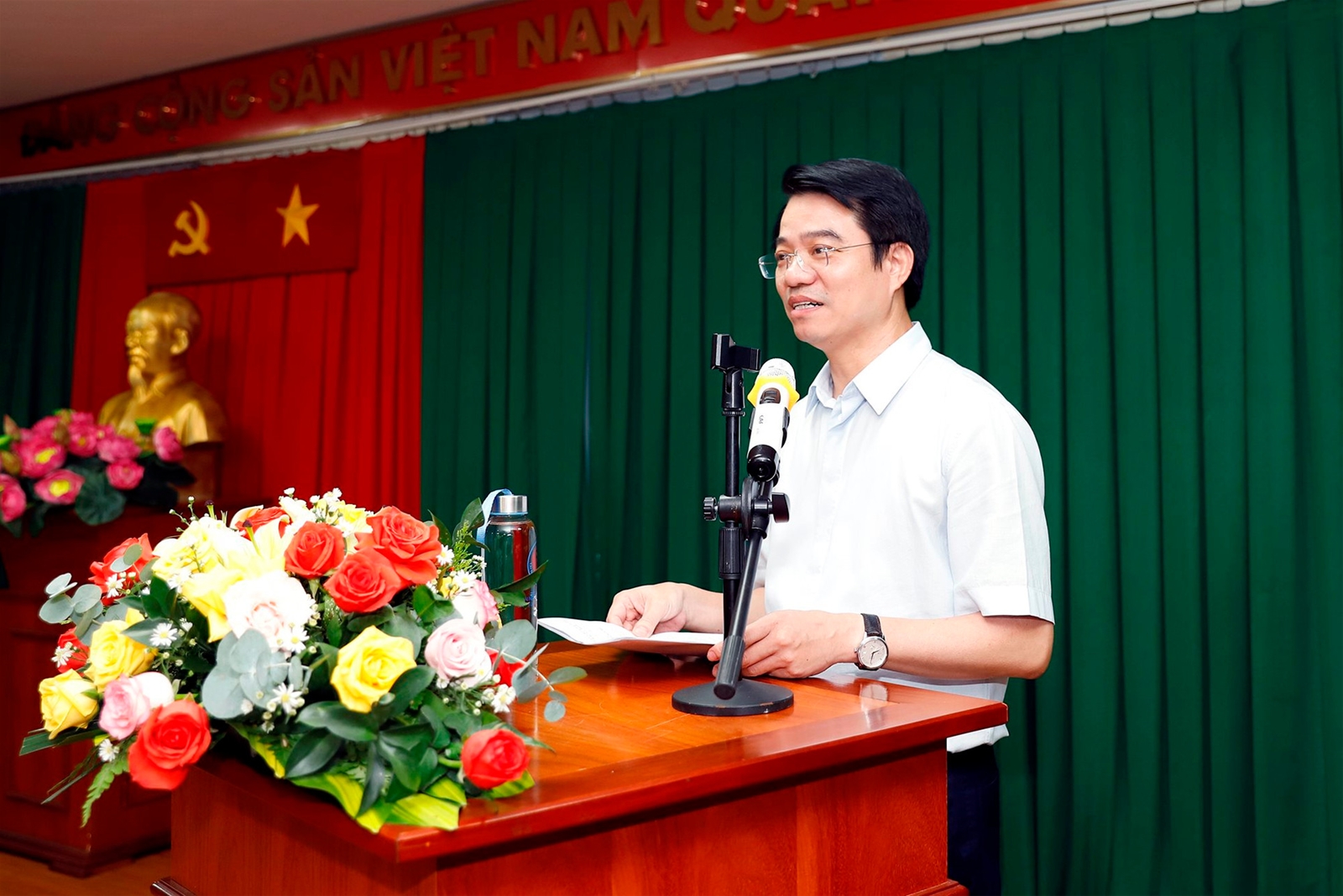 Bộ trưởng Đặng Quốc Khánh làm việc với các đơn vị trực thuộc Bộ TN&MT tại TP.HCM