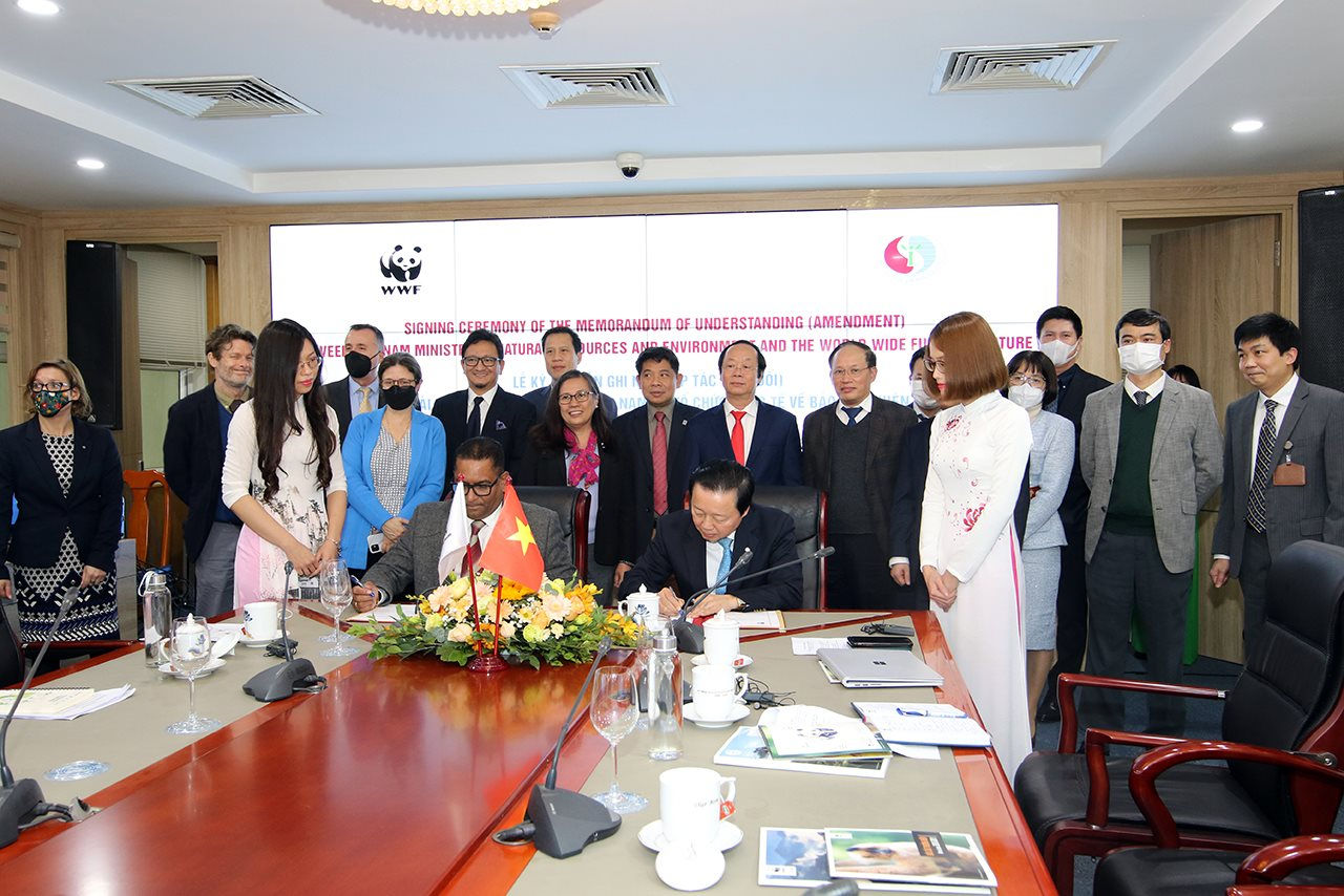 Bộ TN&MT và WWF thiết lập dấu mốc hợp tác mới, sâu rộng hơn trong tương lai