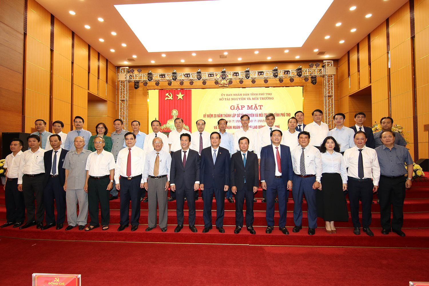 Bộ trưởng Đặng Quốc Khánh dự Lễ kỷ niệm 20 năm thành lập  Sở TN&MT tỉnh Phú Thọ