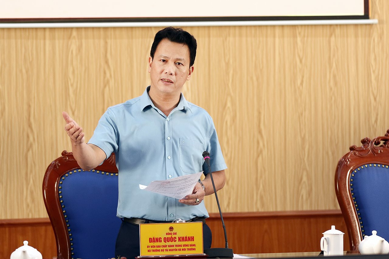 Bộ trưởng Đặng Quốc Khánh làm việc với Lãnh đạo tỉnh Bắc Kạn về công tác quản lý tài nguyên và môi trường