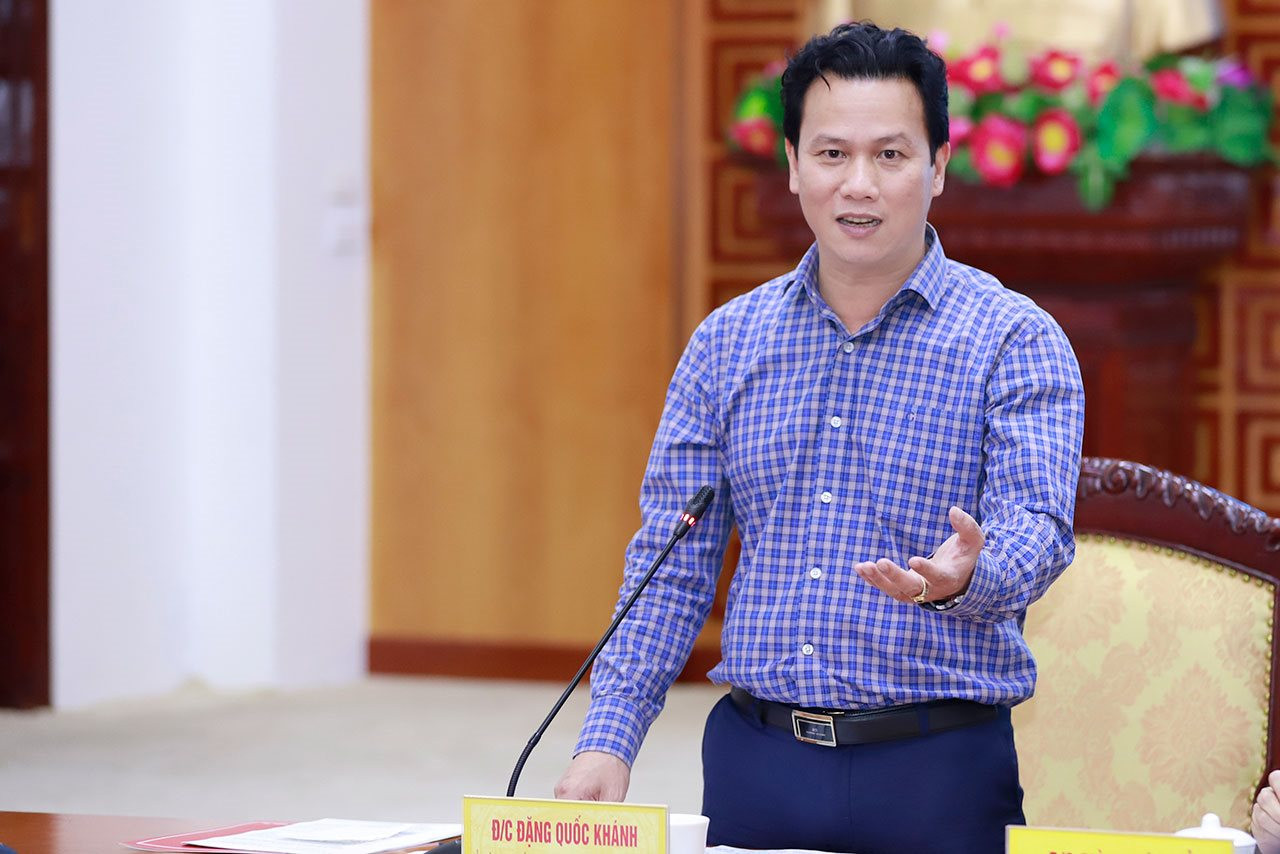 Bộ trưởng Bộ Tài nguyên và Môi trường Đặng Quốc Khánh làm việc tại tỉnh Lai Châu