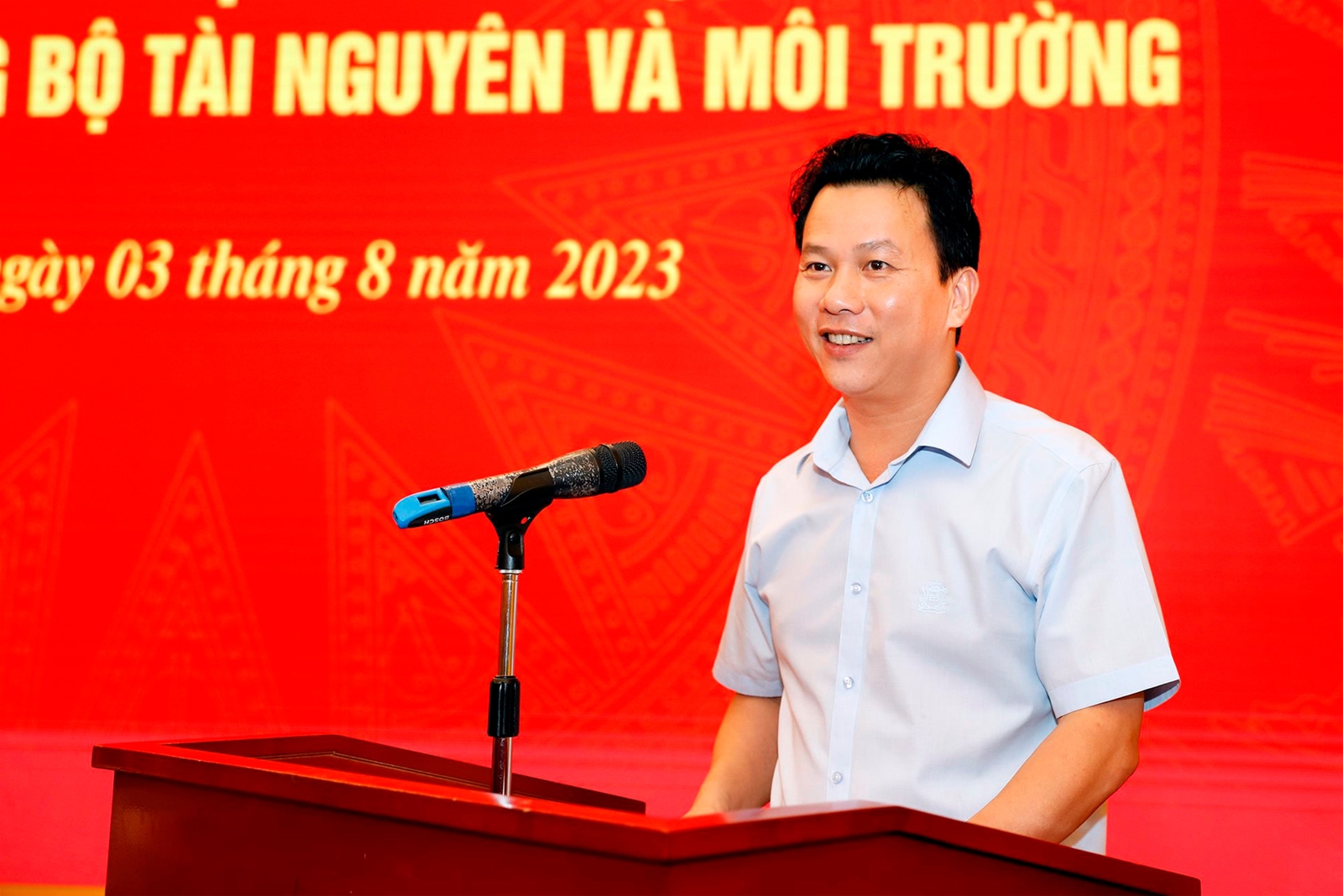 Bộ trưởng Bộ TN&MT Đặng Quốc Khánh chủ trì Hội nghị giới thiệu nhân sự Quy hoạch BCH Trung ương Đảng khóa XIV 