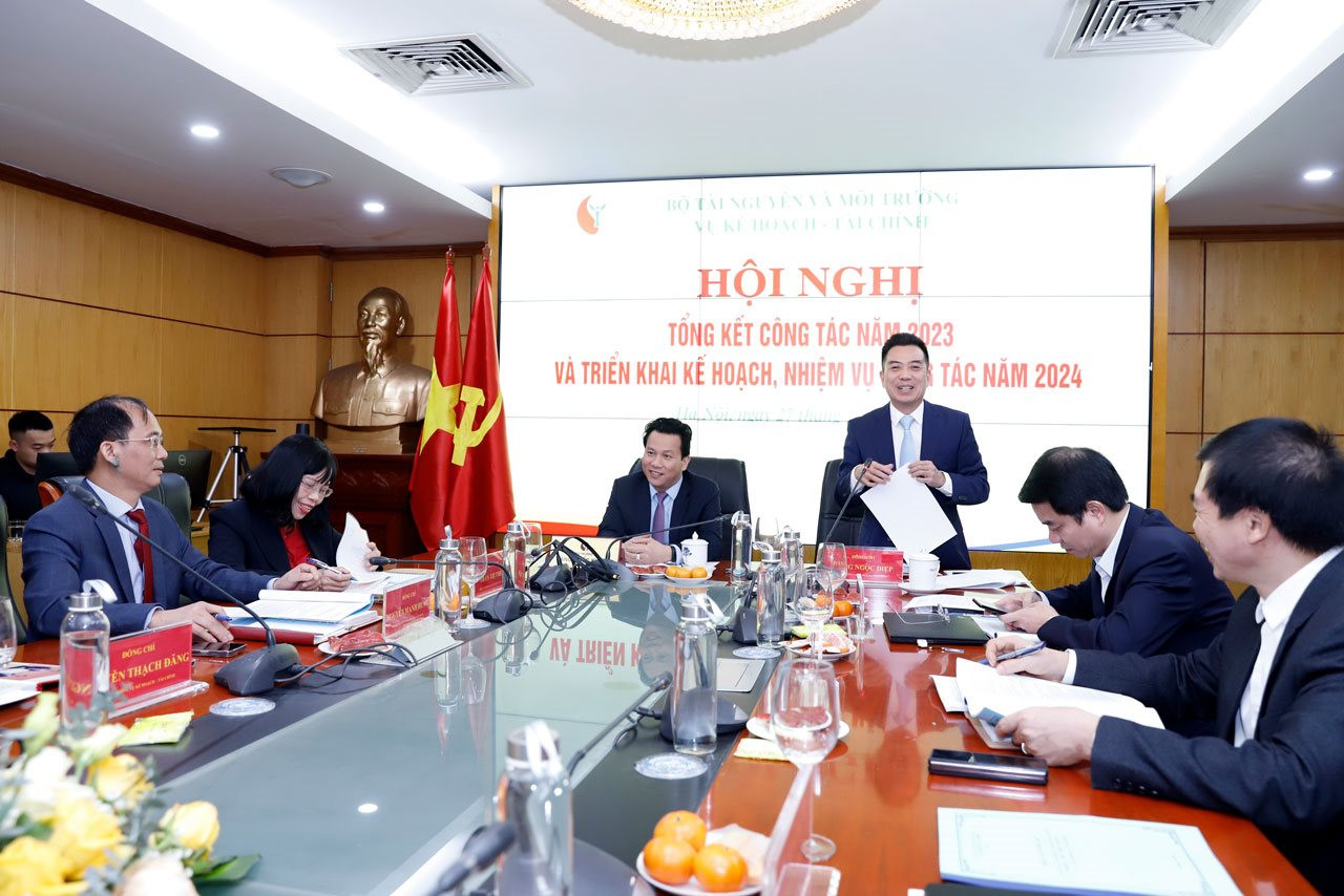 Bộ trưởng Đặng Quốc Khánh dự Hội nghị triển khai nhiệm vụ năm 2024 của Vụ Kế hoạch - Tài chính