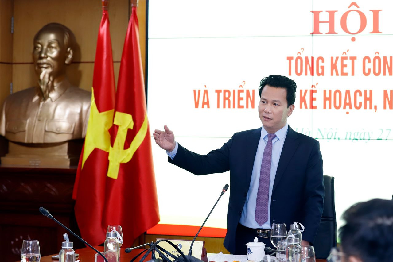 Bộ trưởng Đặng Quốc Khánh dự Hội nghị triển khai nhiệm vụ năm 2024 của Vụ Kế hoạch - Tài chính