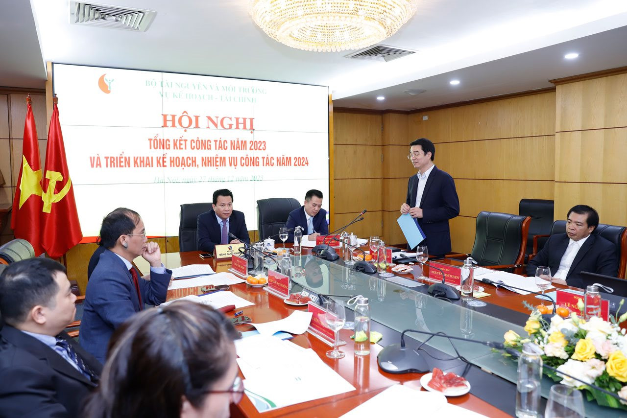 Bộ trưởng Đặng Quốc Khánh dự Hội nghị triển khai nhiệm vụ năm 2024 của Vụ Kế hoạch - Tài chính