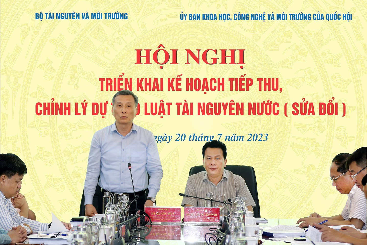 Triển khai kế hoạch tiếp thu, chỉnh lý Dự thảo Luật Tài nguyên nước (sửa đổi)