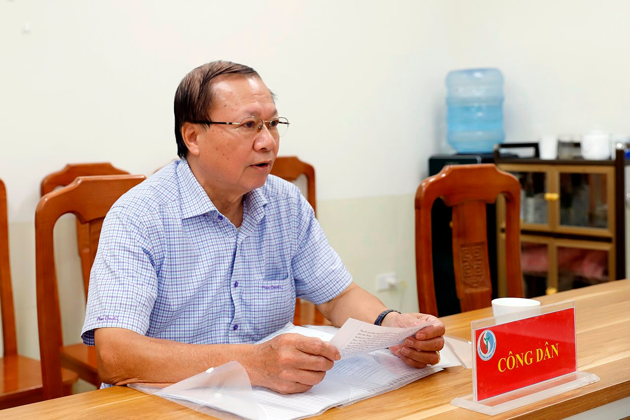 Bộ trưởng Bộ TN&MT Đặng Quốc Khánh tiếp công dân định kỳ tháng 8/2023