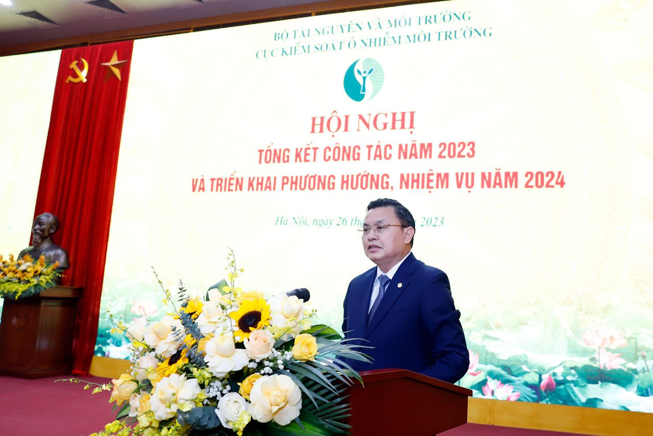 Bộ trưởng Đặng Quốc Khánh dự Hội nghị Tổng kết Cục Kiểm soát ô nhiễm môi trường