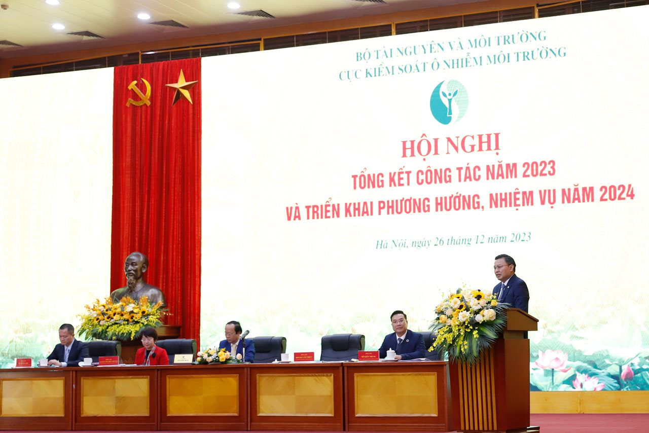 Bộ trưởng Đặng Quốc Khánh dự Hội nghị Tổng kết Cục Kiểm soát ô nhiễm môi trường