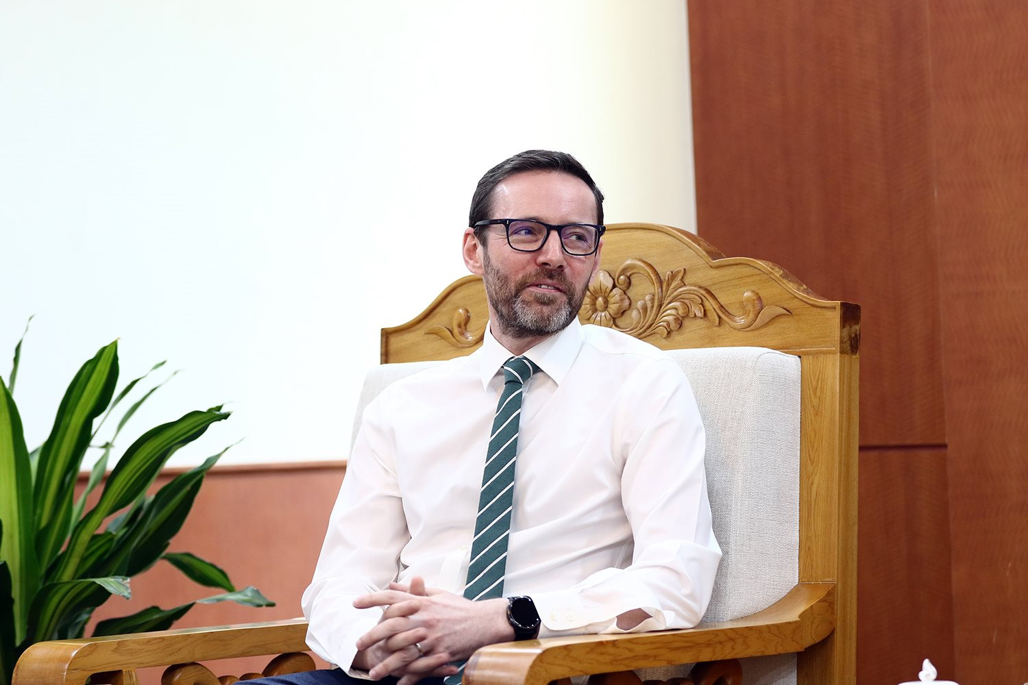 Bộ trưởng Đặng Quốc Khánh tiếp và làm việc với Đại sứ đặc mệnh toàn quyền Vương quốc Anh tại Việt Nam