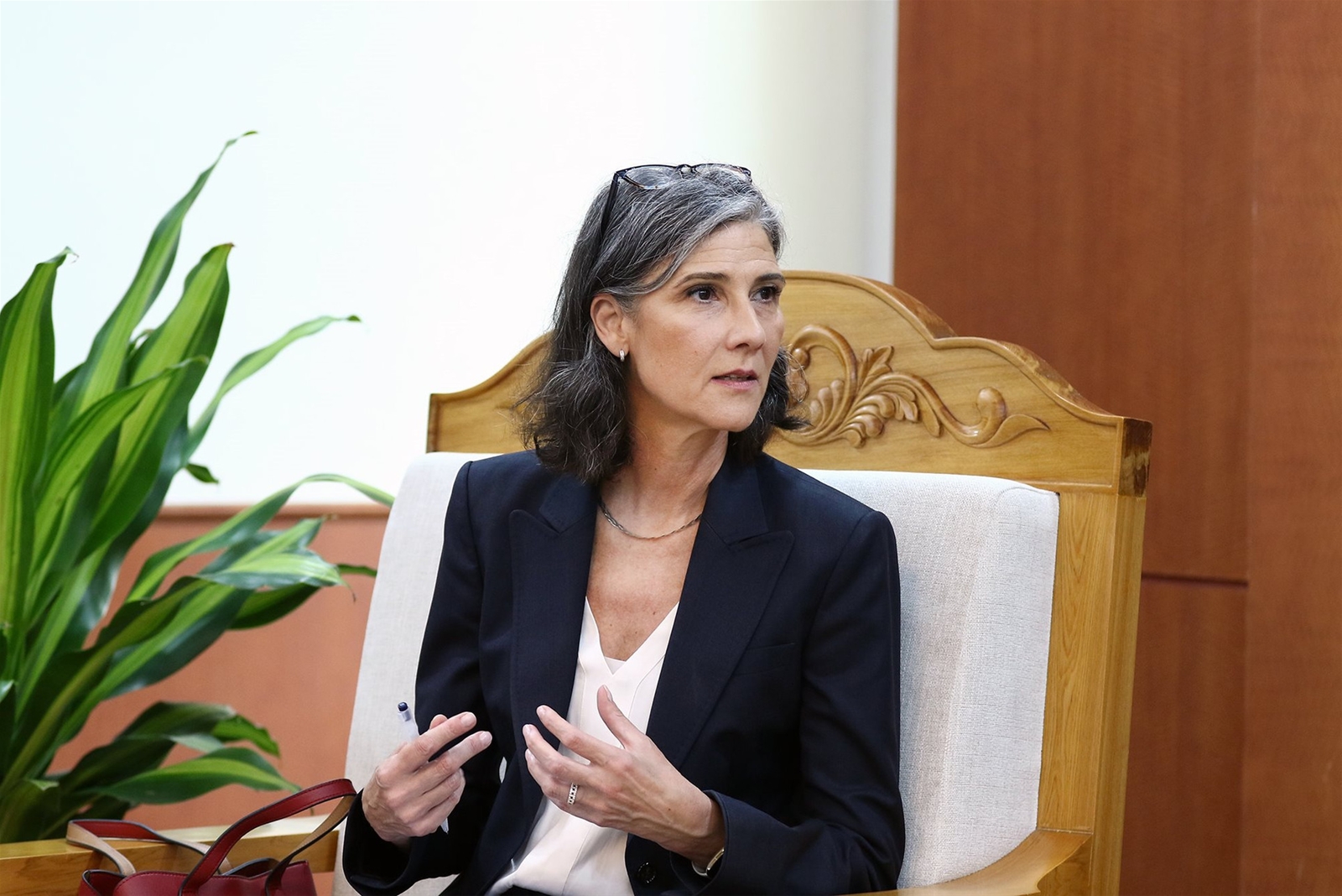 Bộ trưởng Đặng Quốc Khánh tiếp và làm việc với Trưởng đại diện UNDP tại Việt Nam