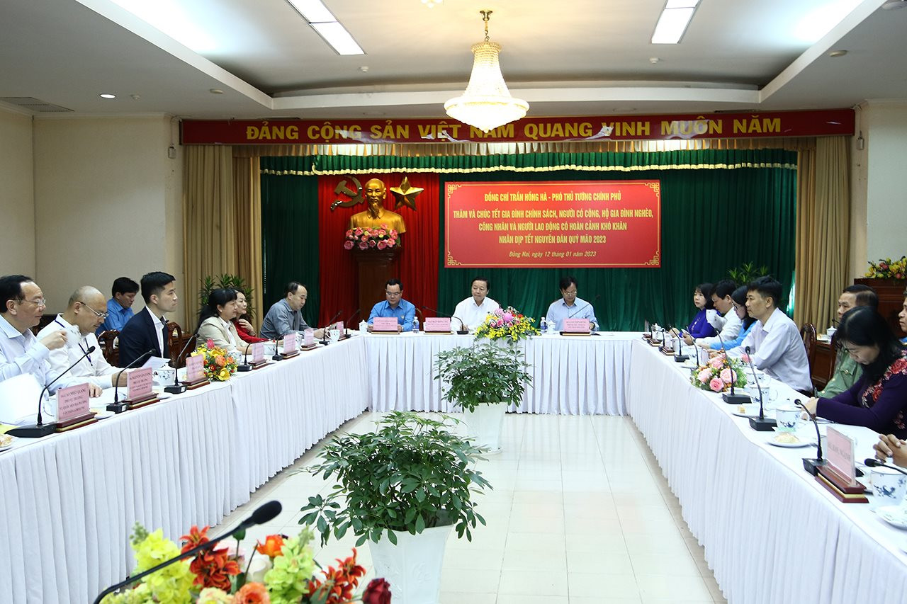 Phó Thủ tướng Trần Hồng Hà thăm và chúc tết gia đình chính sách, hộ nghèo, công nhân tại Đồng Nai