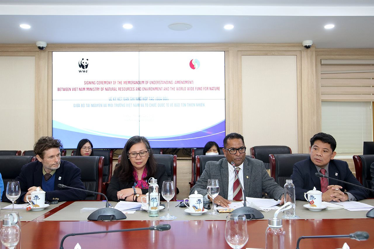 Bộ TN&MT và WWF thiết lập dấu mốc hợp tác mới, sâu rộng hơn trong tương lai