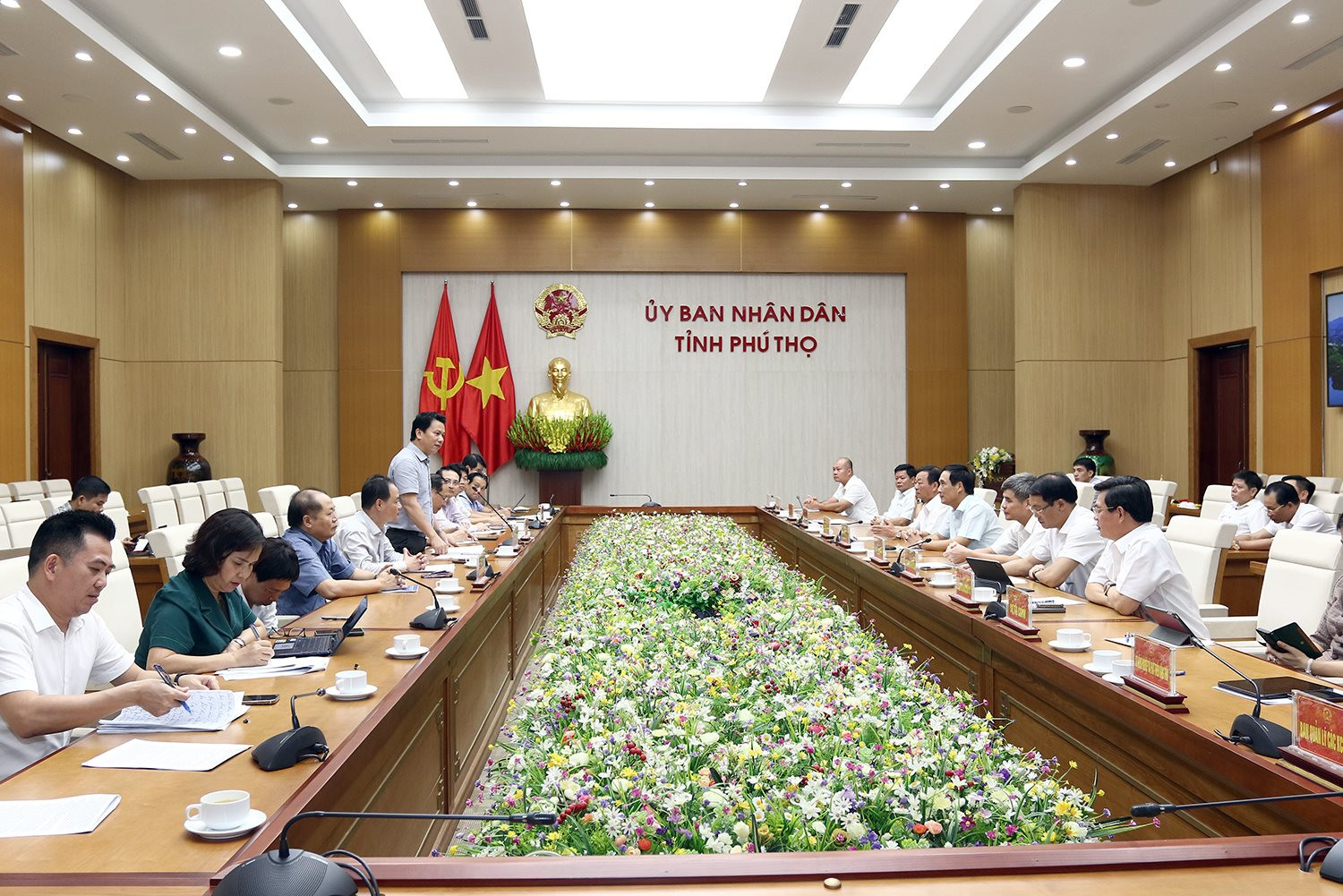 Bộ trưởng Đặng Quốc Khánh làm việc với Lãnh đạo tỉnh Phú Thọ về công tác quản lý tài nguyên và môi trường