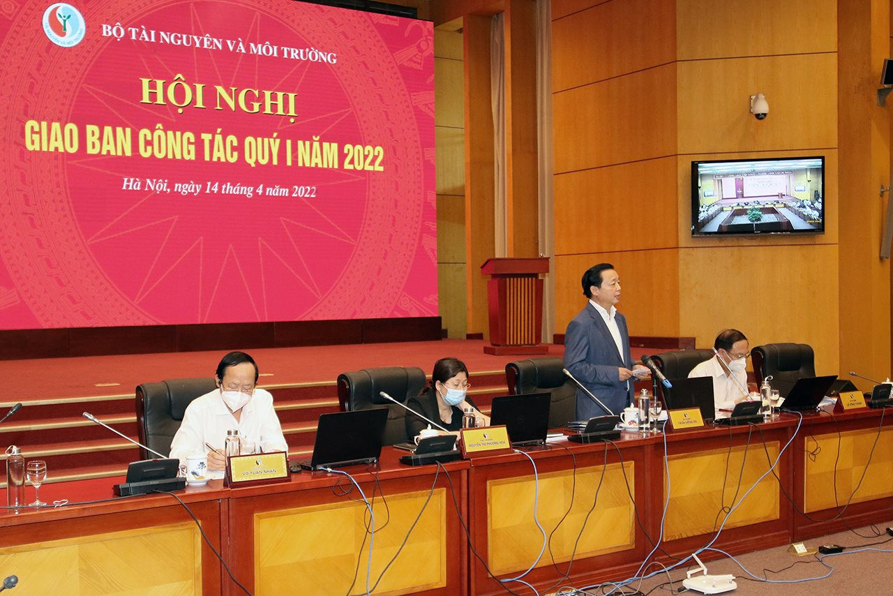 Bộ Tài nguyên và Môi trường triển khai nhiệm vụ quý II năm 2022