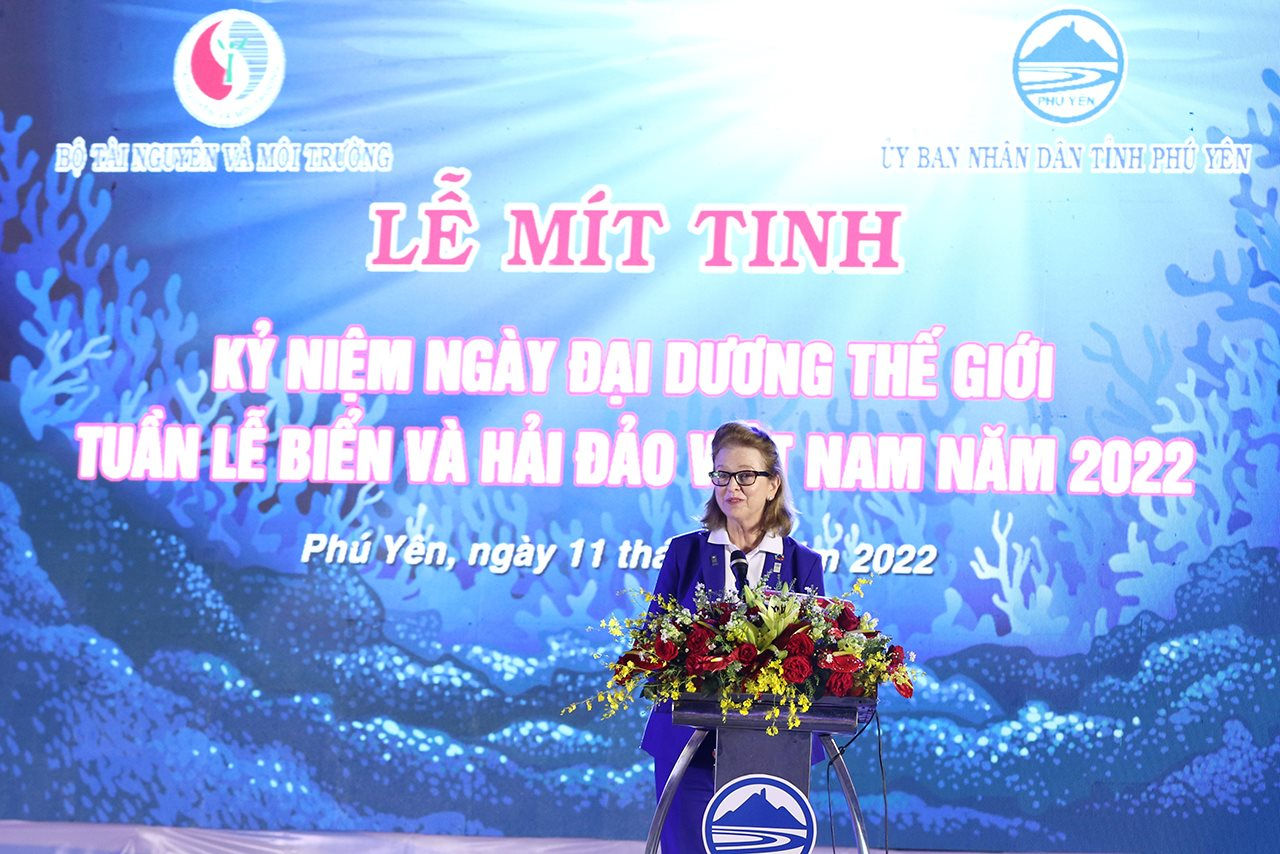 Mít tinh hưởng ứng Tuần lễ Biển và Hải đảo Việt Nam, kỷ niệm Ngày Đại dương thế giới năm 2022