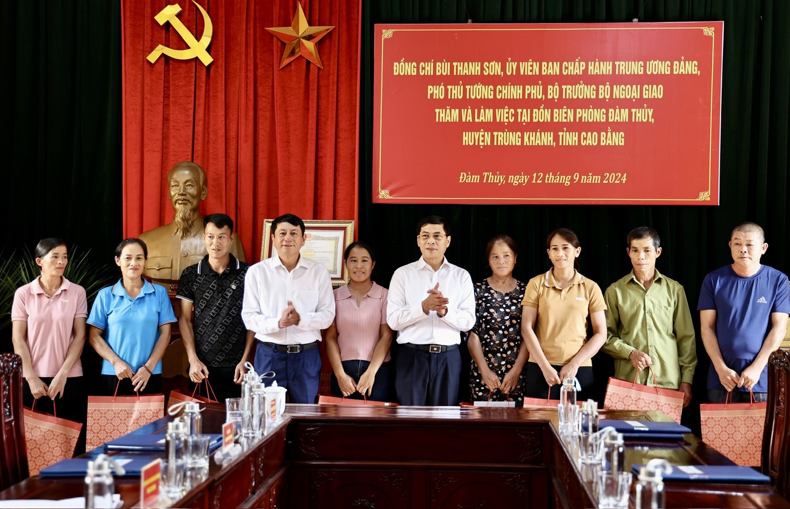 Phó Thủ tướng Bùi Thanh Sơn nhấn mạnh 4 nhiệm vụ đối với Bộ đội Biên phòng tỉnh Cao Bằng