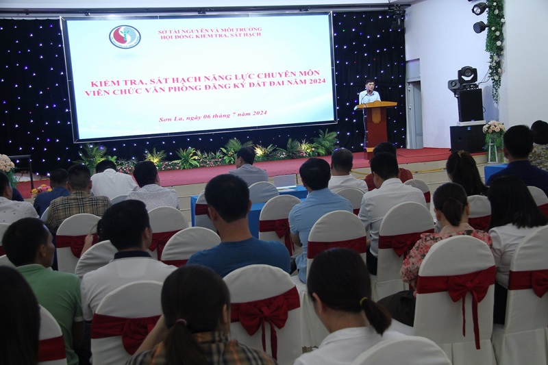Sơn La: Kiểm tra, đánh giá năng lực viên chức hệ thống Văn phòng Đăng ký đất đai