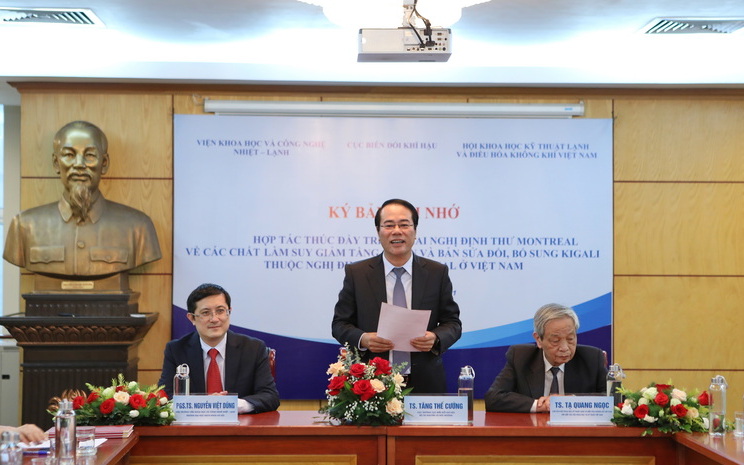 Hợp tác thúc đẩy triển khai Nghị định thư Montreal về các chất làm suy giảm tầng ô-dôn và Bản sửa đổi, bổ sung Kigali tại Việt Nam giai đoạn 2021-2026