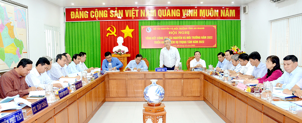 An Giang triển khai nhiệm vụ ngành tài nguyên và môi trường năm 2023