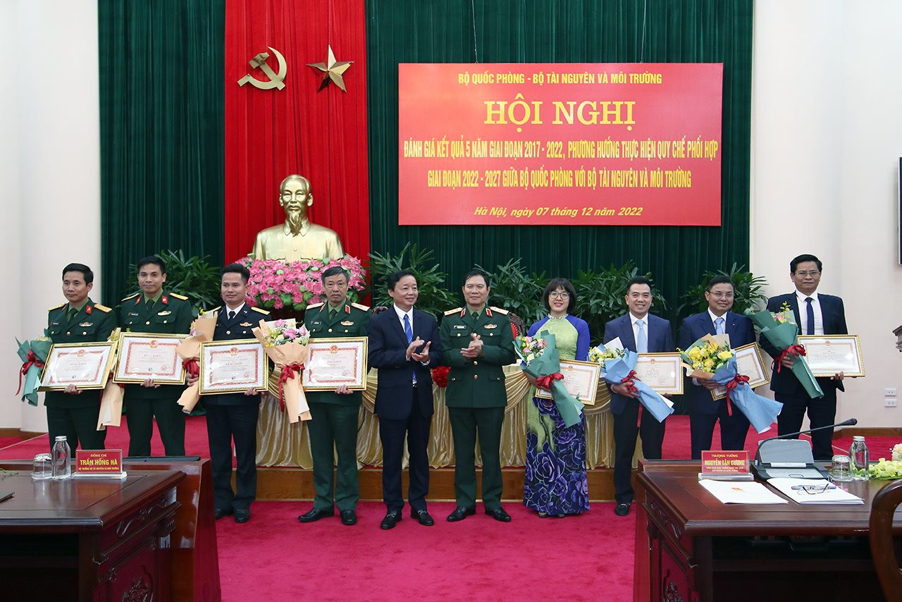 Tăng cường phối hợp công tác giữa Bộ Quốc phòng với Bộ Tài nguyên và Môi trường giai đoạn 2022 - 2027