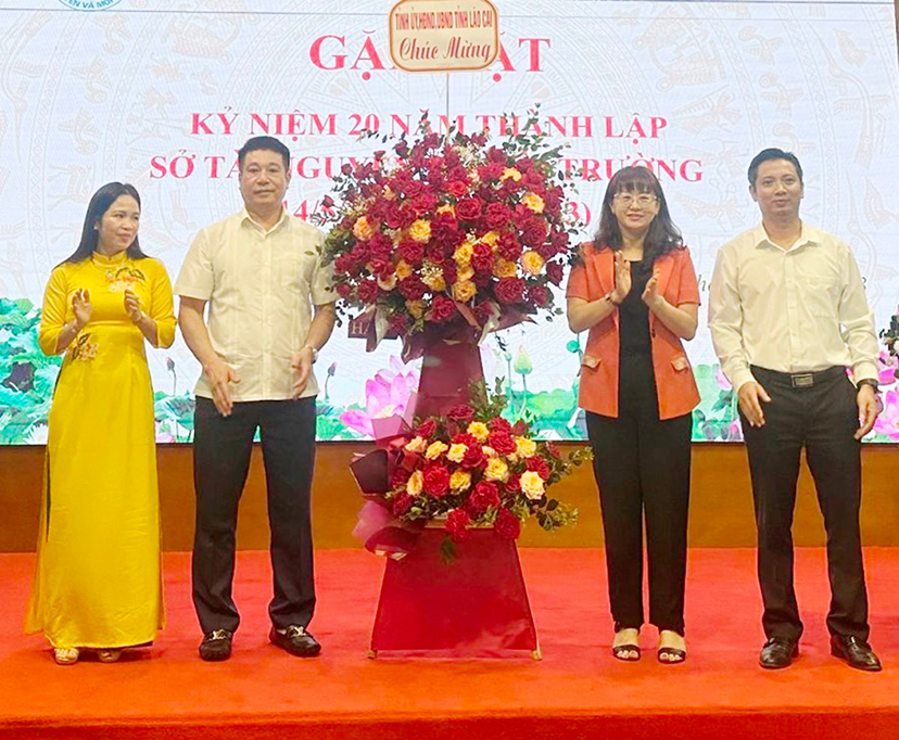 Ngành TN&MT Lào Cai kỷ niệm 20 năm ngày thành lập