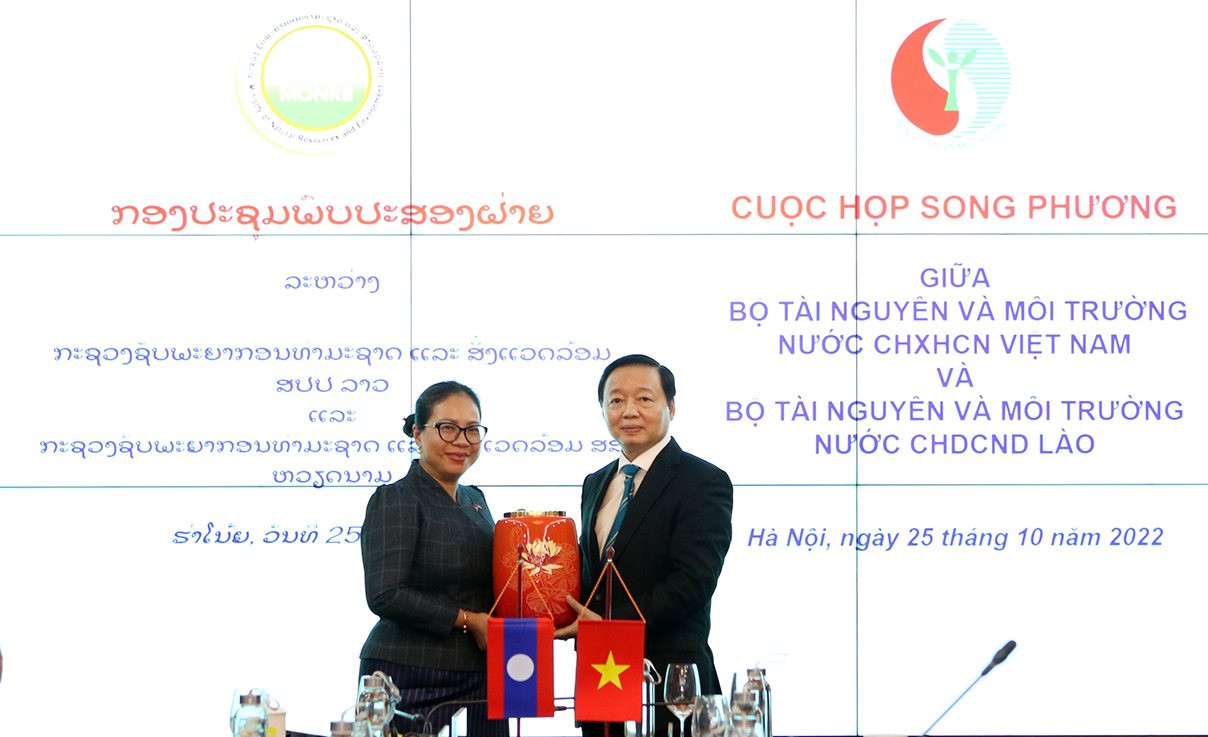Việt Nam - Lào thúc đẩy hợp tác toàn diện trong lĩnh vực TN&MT