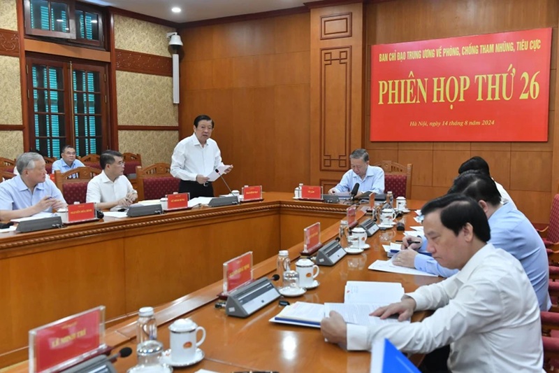 Tổng Bí thư, Chủ tịch nước Tô Lâm chủ trì Phiên họp thứ 26 của Ban Chỉ đạo Trung ương về phòng, chống tham nhũng, tiêu cực