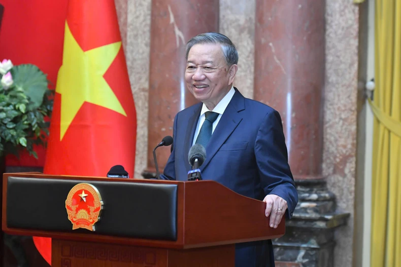 Tổng Bí thư, Chủ tịch nước Tô Lâm gặp mặt Đoàn đại biểu doanh nhân tiêu biểu