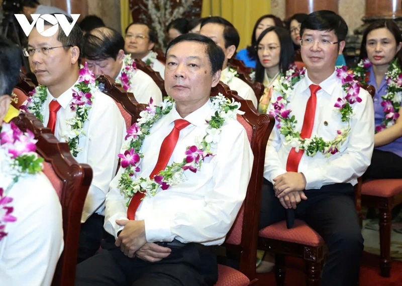 Tổng Bí thư, Chủ tịch nước gặp mặt đoàn đại biểu 'Tham mưu giỏi, phục vụ tốt'