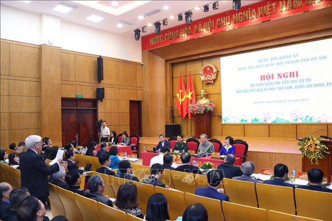 Tổng Bí thư Tô Lâm tiếp xúc cử tri Hà Nội sau kỳ họp thứ 8, Quốc hội khóa XV