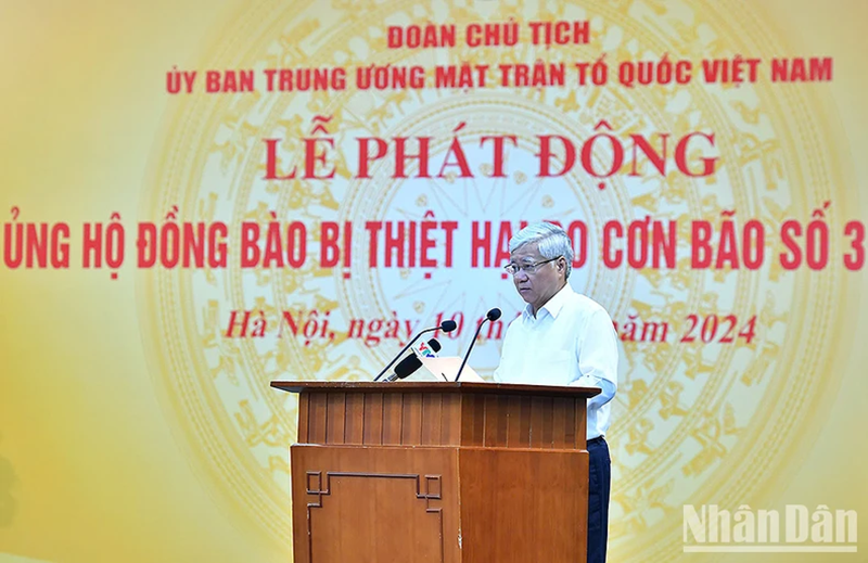 Tổng Bí thư, Chủ tịch nước Tô Lâm dự Lễ phát động ủng hộ đồng bào chịu ảnh hưởng của cơn bão số 3