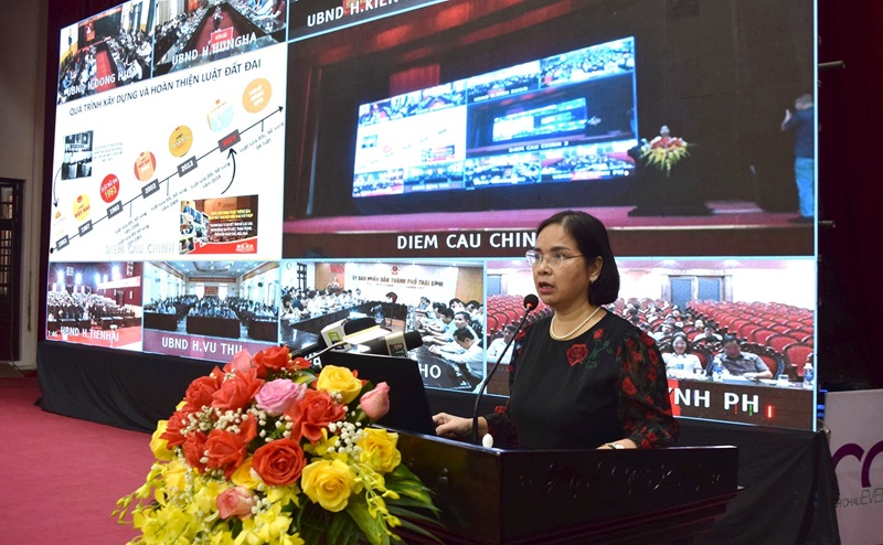 Bộ TN&MT phổ biến Luật Đất đai 2024 và các Nghị định hướng dẫn thi hành tại Thái Bình