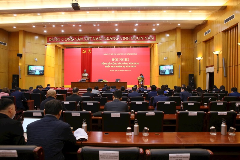 Hội nghị Tổng kết công tác Đảng Bộ Tài nguyên và Môi trường năm 2024