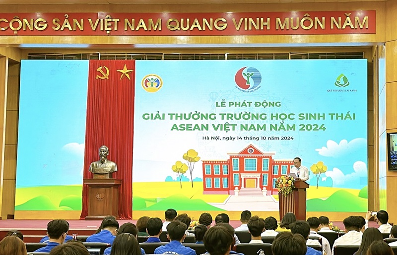 Lễ Phát động Giải thưởng Trường học sinh thái ASEAN Việt Nam 2024: Thúc đẩy giáo dục xanh và bảo vệ môi trường