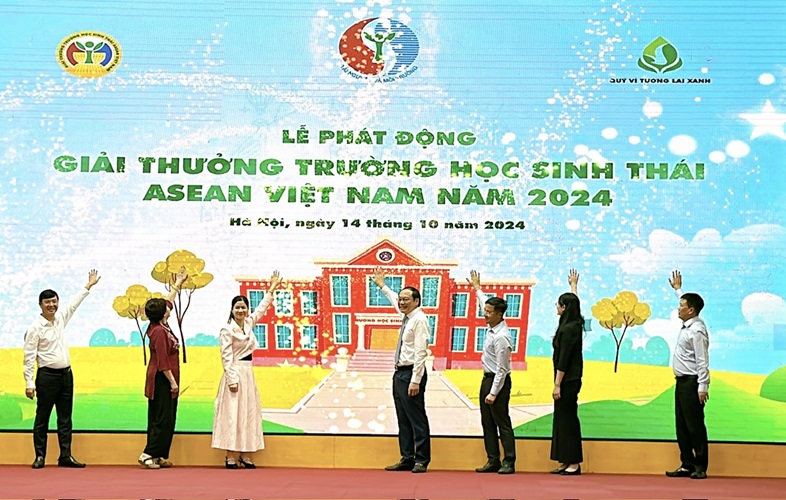 Lễ Phát động Giải thưởng Trường học sinh thái ASEAN Việt Nam 2024: Thúc đẩy giáo dục xanh và bảo vệ môi trường