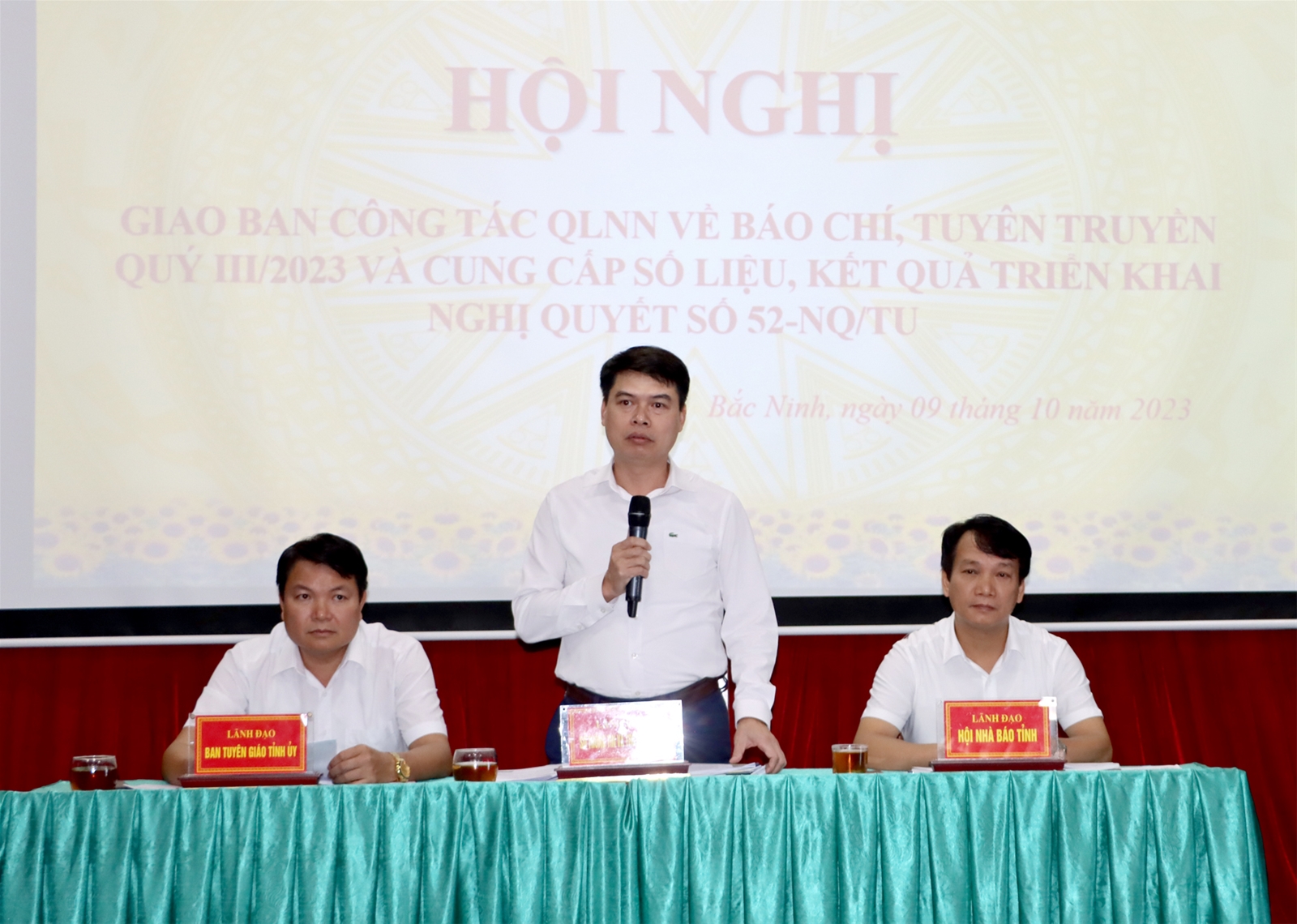 Bắc Ninh giao ban báo chí quý III, triển khai nhiệm vụ tuyên truyền quý IV năm 2023