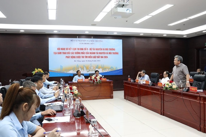 Cụm Thi đua số V - Bộ TN&MT liên kết, hợp tác công tác quản lý tài nguyên và môi trường