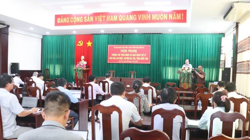 Bến Tre: Thông tin tình hình xử lý ô nhiễm môi trường tại bãi rác An Hiệp
