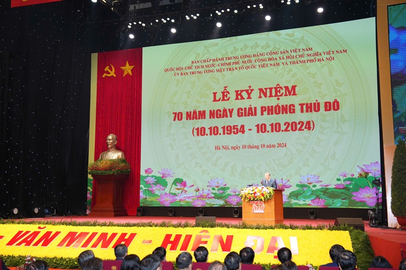 Thủ đô Hà Nội văn hiến, nơi hội tụ, kết tinh, tỏa sáng giá trị cao quý của dân tộc