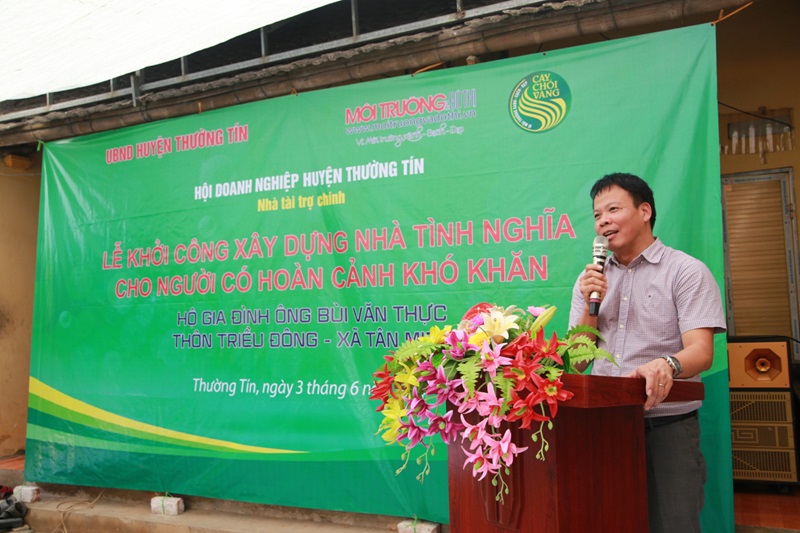 Khởi công xây dựng nhà tình nghĩa cho hộ gia đình khó khăn tại huyện Thường Tín