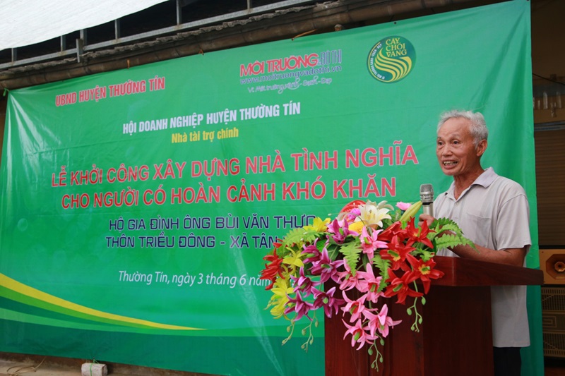 Khởi công xây dựng nhà tình nghĩa cho hộ gia đình khó khăn tại huyện Thường Tín