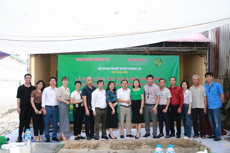 Khởi công xây dựng nhà tình nghĩa cho hộ gia đình khó khăn tại huyện Thường Tín