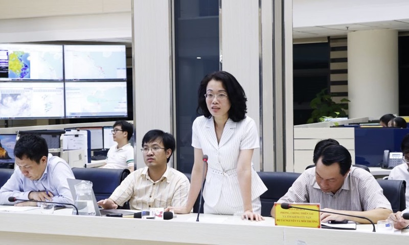 Thứ trưởng Bộ TN&MT Lê Công Thành: Không chủ quan trước tình hình mưa lớn do ATNĐ/bão gây ra