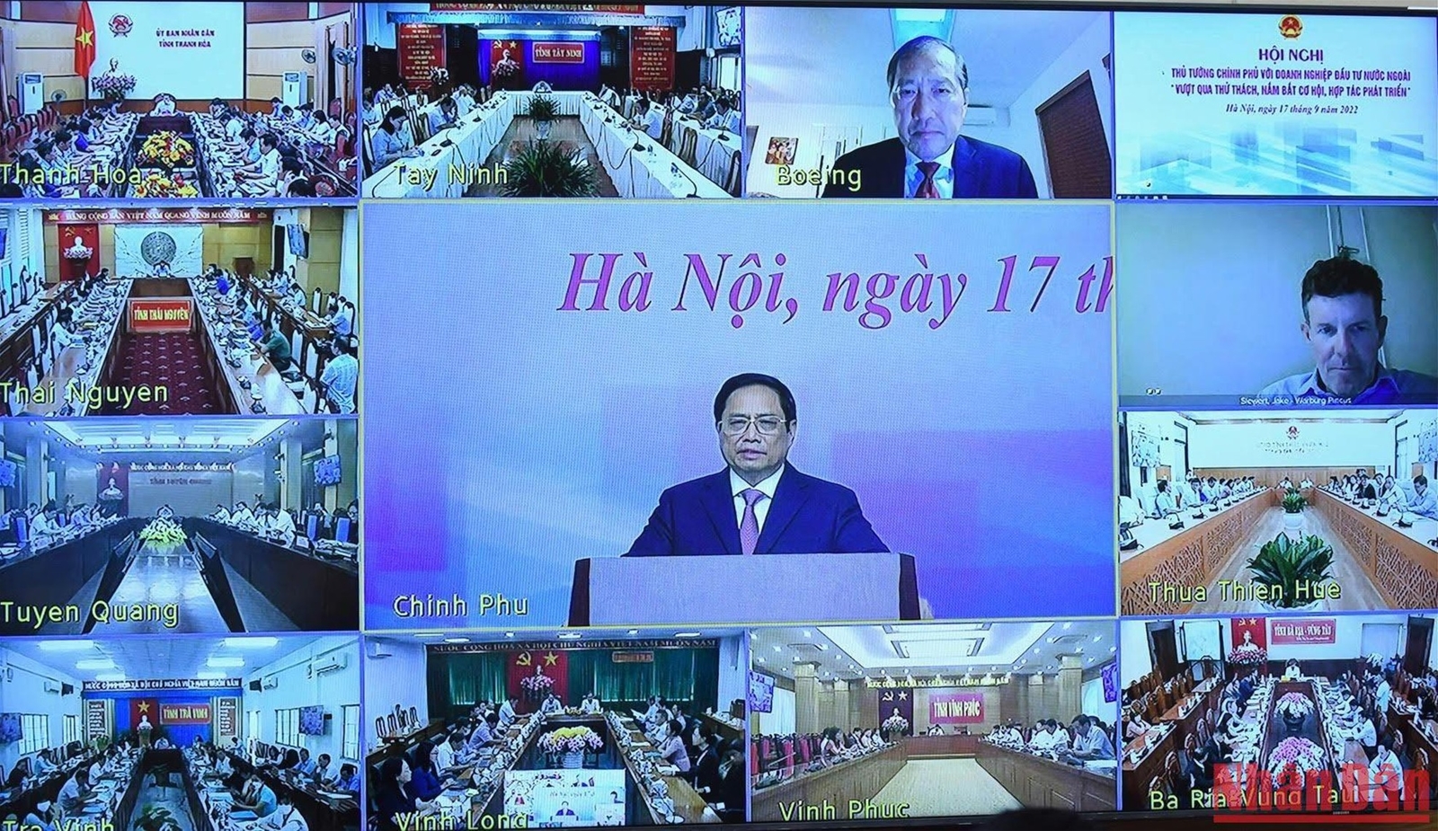 Thủ tướng Phạm Minh Chính chủ trì Hội nghị Thủ tướng Chính phủ với doanh nghiệp đầu tư nước ngoài